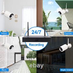 4/8CH 1080P Wireless Home Security Camera System Outdoor Night Vision CCTV DVR