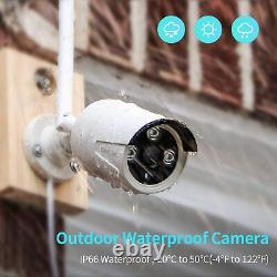 4 Camara De Seguridad Sistema Inalambrica Impermeable Inteligente Wifi Hd Nvr