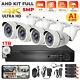 4 Pack Outdoor Home Security Camera System Kit 5mp 4k Cctv Dvr 1tb Hard Drive Us