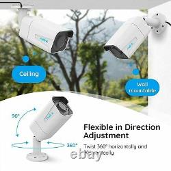 4-Pack Reolink 4K Ultra HD 8MP Add-on POE IP Security Camera Waterproof B800