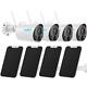 4 Pack Wireless Wifi Security Ip Rechargeable Cameras Argus Eco + Solar Power