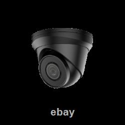 4k Ip Camera VIVID Hd 8mp Uhd Poe Cctv Dome Turret 30m Ir Outdoor Black 2.8mm