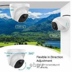 4pcs 5MP 1920p PoE IP Camera Security Surveillance Outdoor Home IR Night Vision