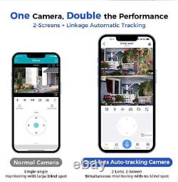 4pcs WIFI IP Camera 10CH NVR Wireless CCTV PTZ Smart Home Security System IR Cam