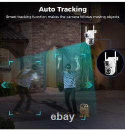 4pcs WIFI IP Camera 10CH NVR Wireless CCTV PTZ Smart Home Security System IR Cam