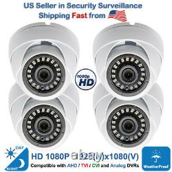 4x HD Night Vision Outdoor Indoor CCTV Security Camera for Office Home Business