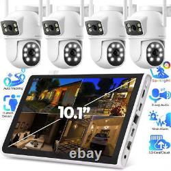 5G WiFi Wireless CCTV Camera System Home Security Outdoor 2 Way Audio 10 NVR US