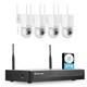5mp 10ch Wireless Home Security Camera Cctv System Wifi 2tb Nvr 24/7 Recorder