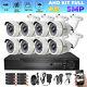 5mp 8ch Dvr 1080p Fhd Outdoor Cctv Home Security Camera System Kit Night Vision