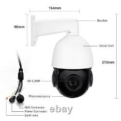 5MP AI Auto Tracking IP PTZ Dome Camera P2P 30X Zoom Hikvision Compatiable With