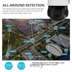 5MP AI Auto Tracking IP PTZ Dome Camera P2P 30X Zoom Hikvision Compatiable With