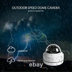 5MP Full HD PTZ IP Camera Outdoor 4X Optical Zoom Mini Speed Dome Cam POE P2P