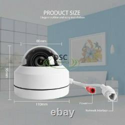 5MP Full HD PTZ IP Camera Outdoor 4X Optical Zoom Mini Speed Dome Cam POE P2P