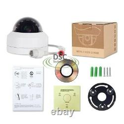 5MP Full HD PTZ IP Camera Outdoor 4X Optical Zoom Mini Speed Dome Cam POE P2P