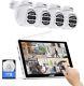 5mp Home Security System 10.1 Touchscreen 4 Dome Cameras 1tb Hd Nib