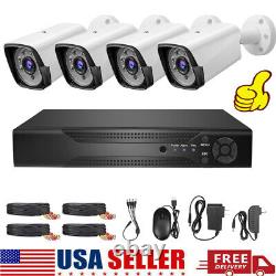 5MP Lite 4CH DVR 1080P Security Camera System Outdoor H. 265+ Home CCTV Kit IP66
