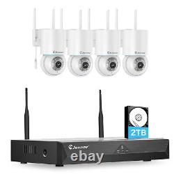 5MP Outdoor Wireless Home Security Camera System Wifi 10CH 3K NVR Long Range