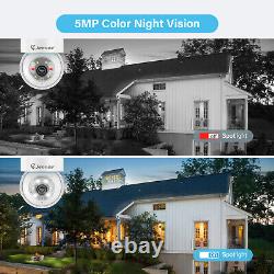 5MP Outdoor Wireless Home Security Camera System Wifi 10CH 3K NVR Long Range