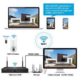 5MP PTZ WIFI Security IP Camera System Wireless Audio Outdoor Home Night Vision