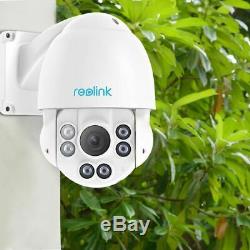 5MP PoE IP Camera Pan Tilt 4x Optical Zoom Security Cam Outdoor Reolink RLC-423