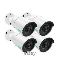 5MP PoE IP Security Camera Clear Night Vision Audio Outdoor Indoor 4pcs RLC-410