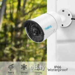 5MP PoE IP Security Camera Clear Night Vision Audio Outdoor Indoor 4pcs RLC-410