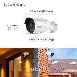 5MP PoE Security Camera System 16CH NVR Smart Home Kit with 3TB HDD 724 Recording