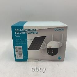 5MP UHD Solar Security Camera Wireless Outdoor Home Security System DC9P