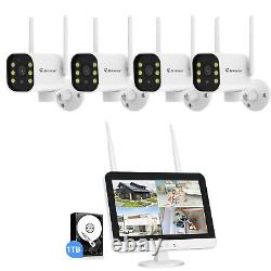 5MP Wireless Home Security Surveillance Camera System Outdoor WiFi Night Vision