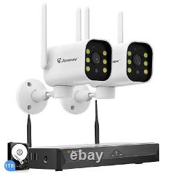 5MP Wireless Security Camera System Outdoor Home Wifi Night Vision Cam 10CH NVR