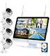 5mp Security Camera System Wireless Home Outdoor 2tb 16monitor / Nvr