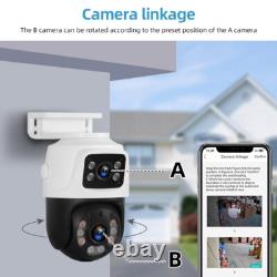 6MP POE Security Camera System with 4PCS PTZ Outdoor Home Security Cameras 8CH NVR