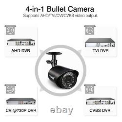 720P AHD 4-in-1 Outdoor Home Security CCTV Bullet Camera IR-CUT Night Vision US