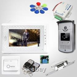 7inch Video Security Door Phone with Keyfobs Unlocking Camera for Home Security
