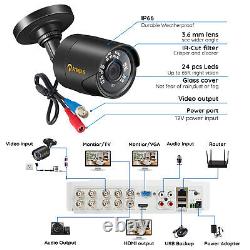 8CH 1080P Home Security Camera System Outdoor IR Night Vision CCTV DVR Kit