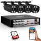 8ch 2mp Cctv Dvr 1080p Home Security Camera System Outdoor Night Vision +1tb Hdd