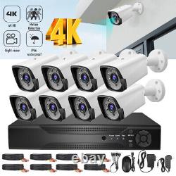 8CH H. 265+ 5MP Lite DVR 1080P FHD Home Security Camera System Kit Outdoor CCTV