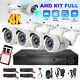 8ch H. 265+ 5mp Lite Dvr 1080p Hd Outdoor Cctv Home Security Camera System Kit Us
