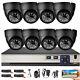 8ch H. 265+ 5mp Lite Dvr 1080p Outdoor Cctv Home Security Camera System Kit Usa