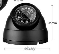 8CH H. 265+ 5MP Lite DVR 1080P Outdoor CCTV Home Security Camera System Kit USA