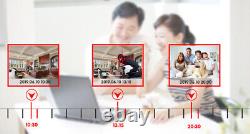 8CH H. 265+ 5MP Lite DVR 1080P Outdoor CCTV Home Security Camera System Kit USA