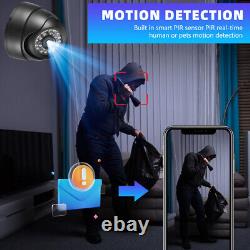 8CH H. 265+ 5MP Lite DVR 1080P Outdoor CCTV PTZ Home Security Camera System Kit