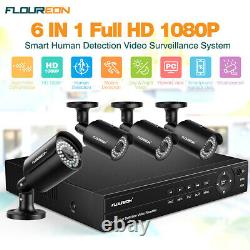 8CH True HD 1080P CCTV DVR IR Night Outdoor Home Video Security Camera System US