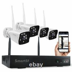 8CH Wifi Wireless Home Security Camera System NVR 1080P CCTV IR Night Vision