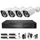 8pcs Kit 8ch 1080p Outdoor Wired Home Security Camera System Kit Wifi Cctv Audio