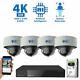 8 Channel 4k Nvr 4 8mp Poe Ip Ai Color Night Vision Dome Security Camera System