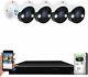 8 Channel 4k Nvr 4 X 8mp Full Color 4k 2-way Audio Poe Ip Security Camera System