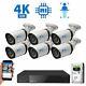 8 Channel 4k Nvr 6 X 8mp Poe Ip H. 265+ Ai Smart Starlight Security Camera System