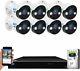 8 Channel 4k Nvr 8 X 8mp Full Color 4k Microphone Poe Ip Security Camera System