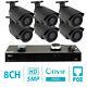 8 Channel 8mp 4k Nvr 6 X 5mp 1920p Poe Ip Outdoor Home Security Camera System